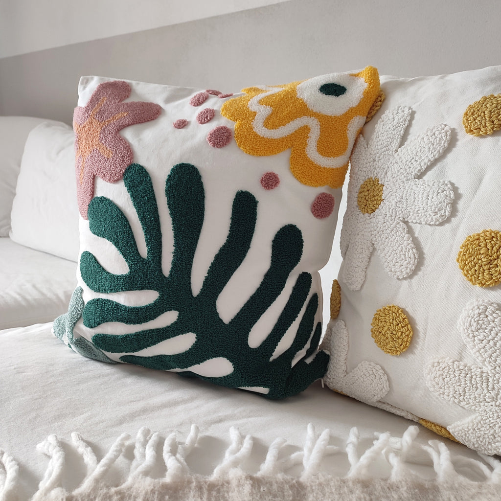 Fodera cuscino Flower, 2 varianti, ambiente luminoso, BECCA