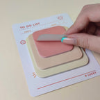 Particolare fogli adesivi s-note, BECCA