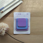 Fogli adesivi s-note, su legno, con fiore e quaderno, BECCA