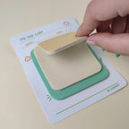 Particolare fogli adesivi s-note, BECCA
