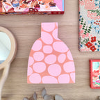 vaso in legno PINK STONE