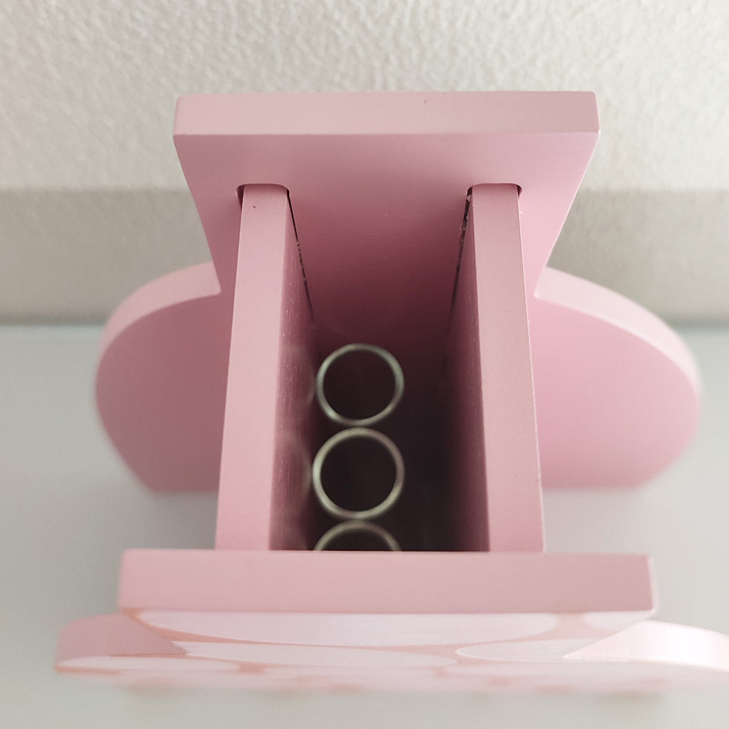 vaso in legno PINK STONE