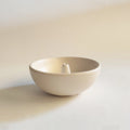 Porta incenso Bowl, bianco latte, su sfondo bianco firmato BECCA
