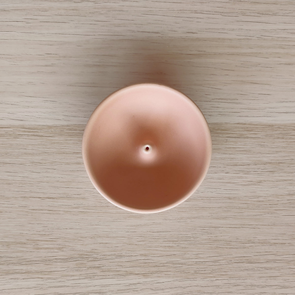 Porta incenso Bowl, a scodella, in ceramica, visto dall'alto, BECCA