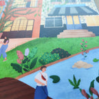 Dettaglio dell’illustrazione del puzzle Escapade Portugaise, BECCA