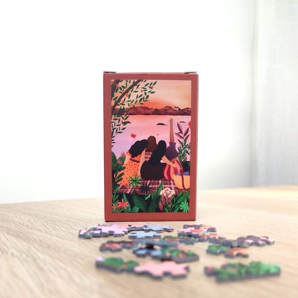 mini puzzle SOIRÉE D'ÉTÉ