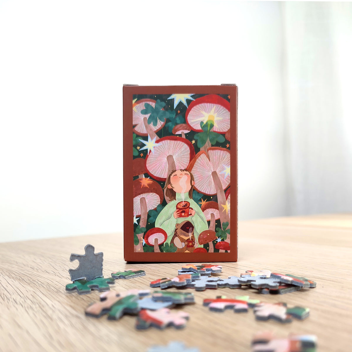 mini puzzle UNDER MUSHROOMS