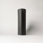 Vaso in ceramica, grigio scuro, vista laterale, BECCA