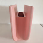 Vaso BERRY M, rosa, vista dall'alto laterale, foro superiore, BECCA