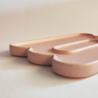 Vassoio Jewe, rosa, dettaglio laterale, BECCA