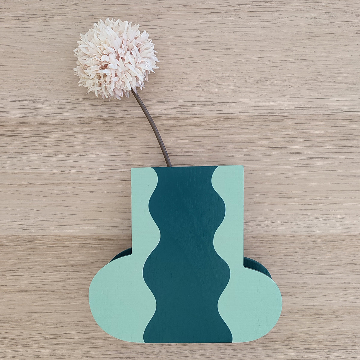 vaso in legno WAVE