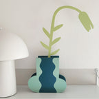 vaso in legno WAVE