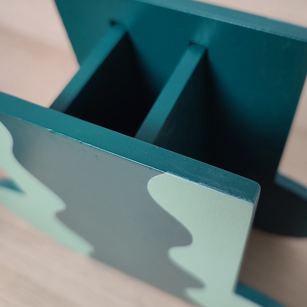vaso in legno WAVE