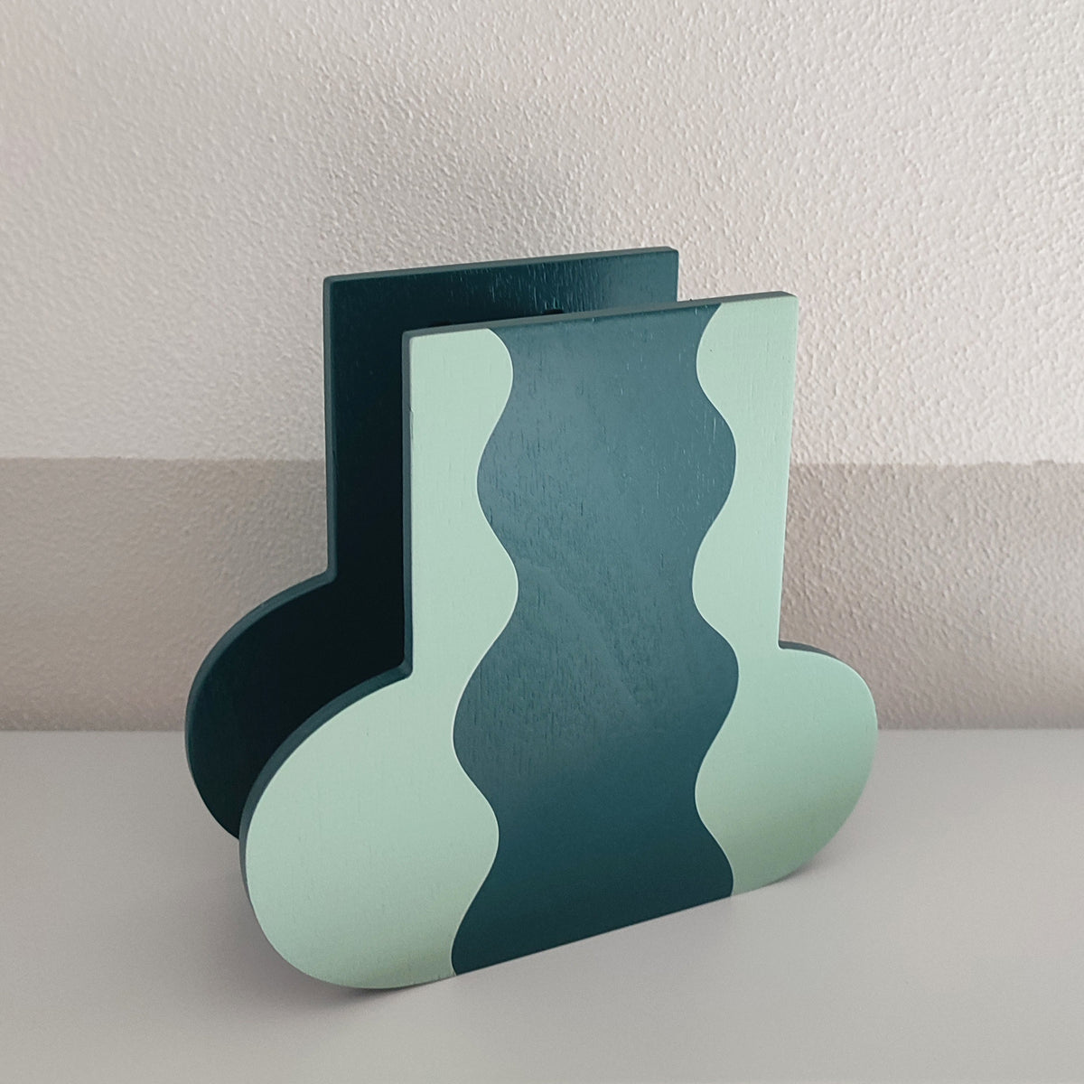 vaso in legno WAVE
