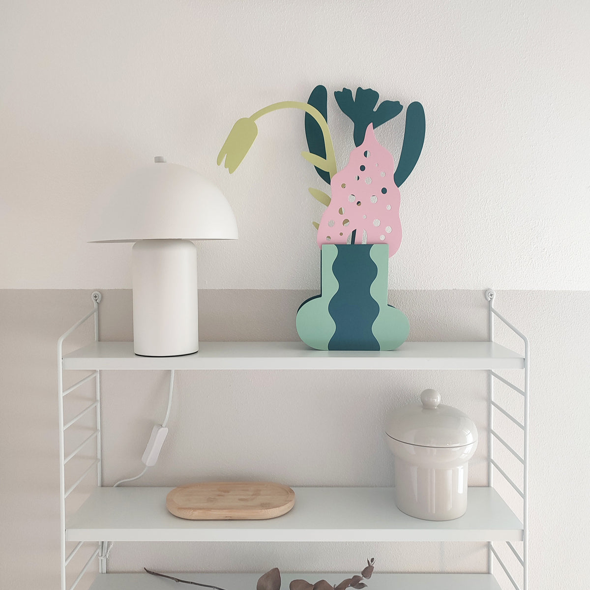 vaso in legno WAVE
